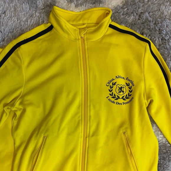 L’école Des Femmes The Bruce 2-Pc Kill Bill Yellow Track suit French Designer - Picture 8 of 12